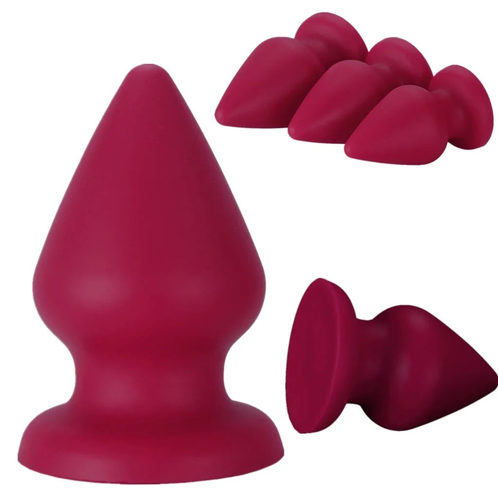 6 Sizes Huge Anal Plug Comfortable Silicone Anal