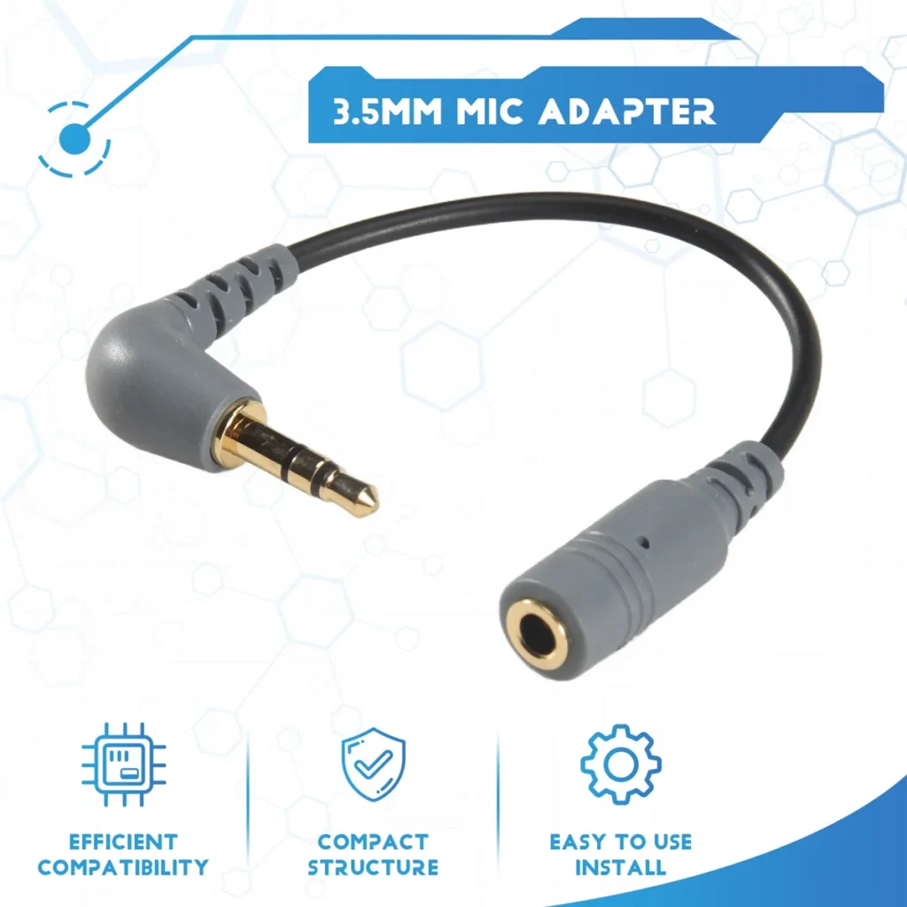 AABFK Replacement SC3 Microphone Cable Rode 3.5Mm TRRS