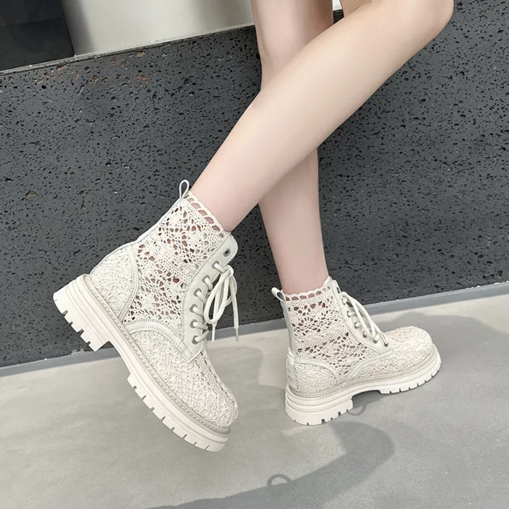 AIYUQI Women’s Summer Boots Lace Weave 2026 Style