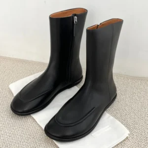 Ankle Boots 2025 Winter Round Toe Comfortable Casual