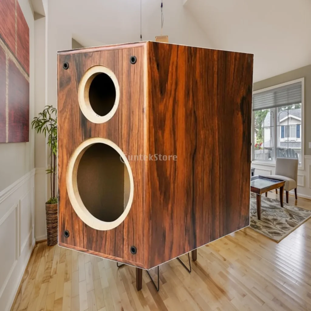Audio Cabinet Compact Wood Enclosure Bass Speaker Box