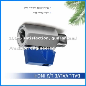 Ball Valve 1/2 inch 304 Stainless Steel Mini