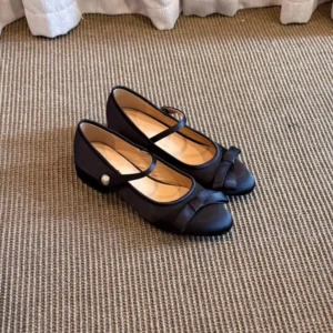 BANFANG Women’s Mary Jane Shoes 2.5cm Thick Heel