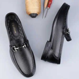 British Style Men’s Casual Loafers Fashionable Retro Slip-On