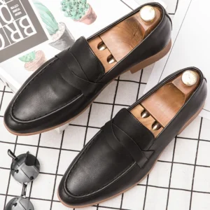 Classic Formal Leather Shoes Men Office Social Loafers