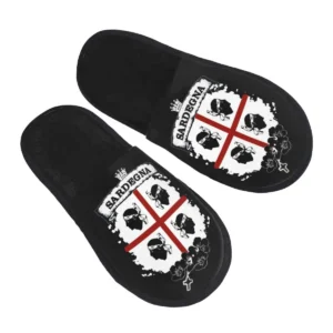 Custom Sardinia Flag Four Moors Memory Foam Slippers