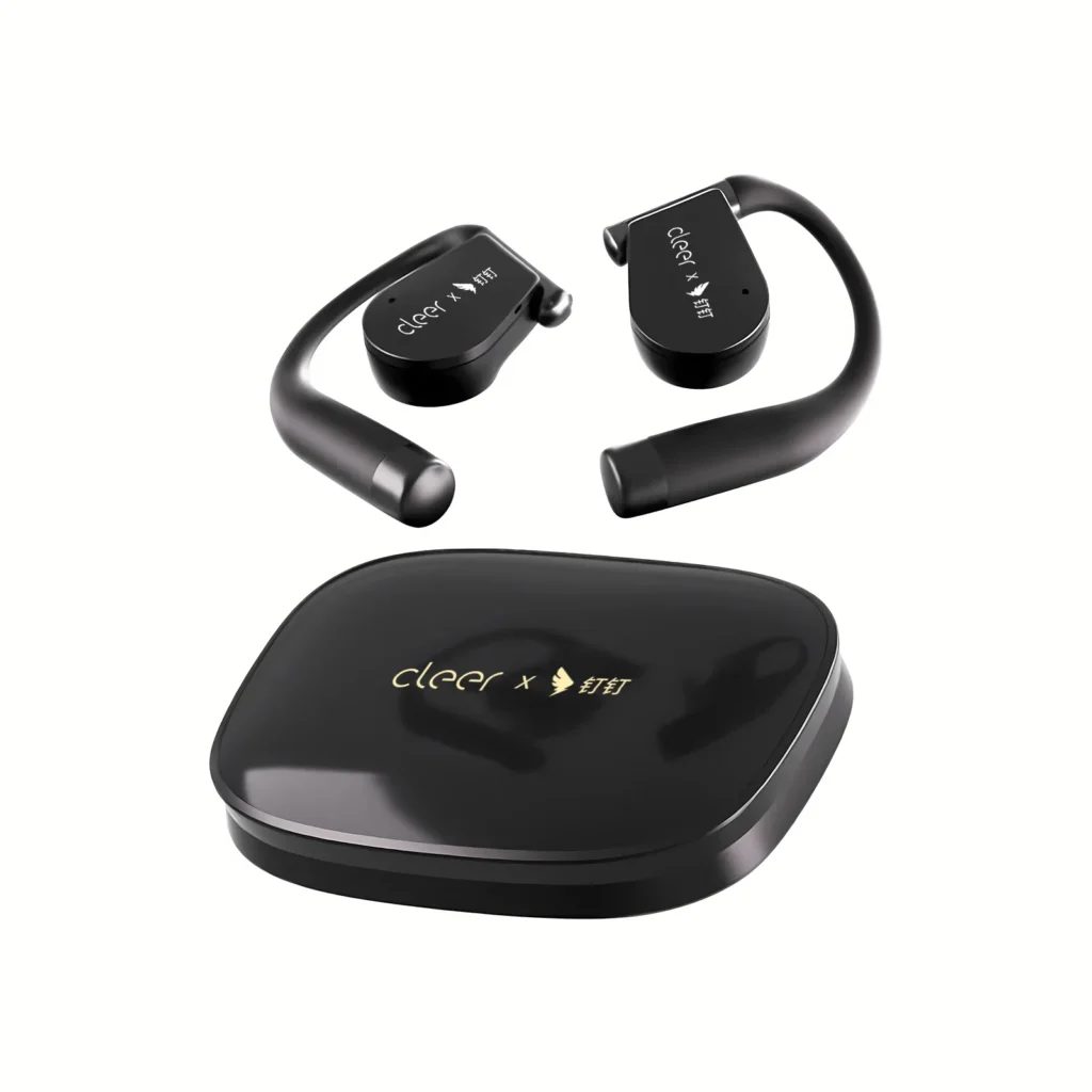 DingTalk H1 AI Earbuds, Open-Ear Recording&Real-Time Transcription, AI