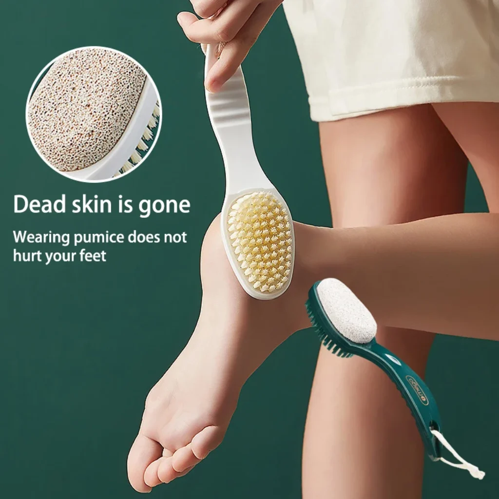 【2 1 Foot Scrubbing Brush Heels Pedicure Tools