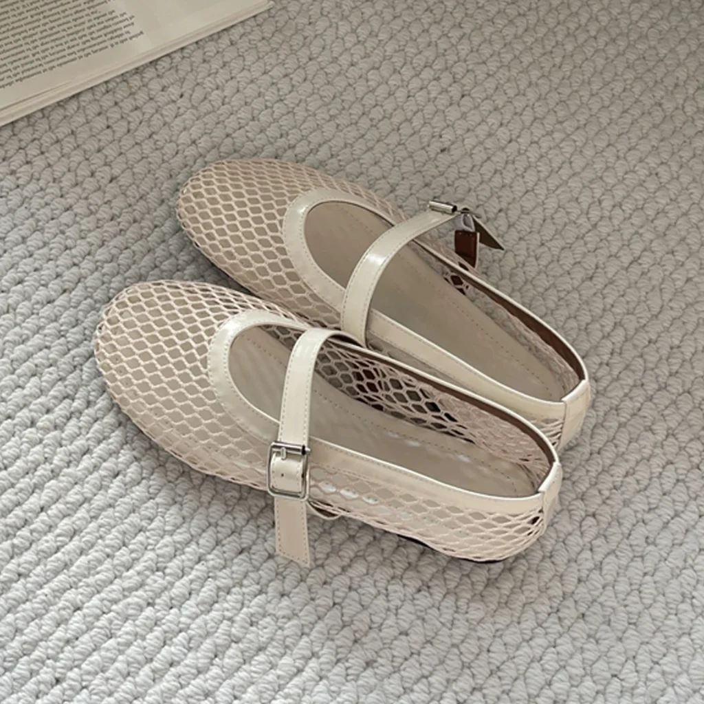 Eilyken Summer Women Cosy Mesh Flat Heels Shoes