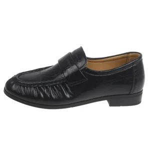 Fashion Round Toe Pleated Women Pumps Outdoor Casual