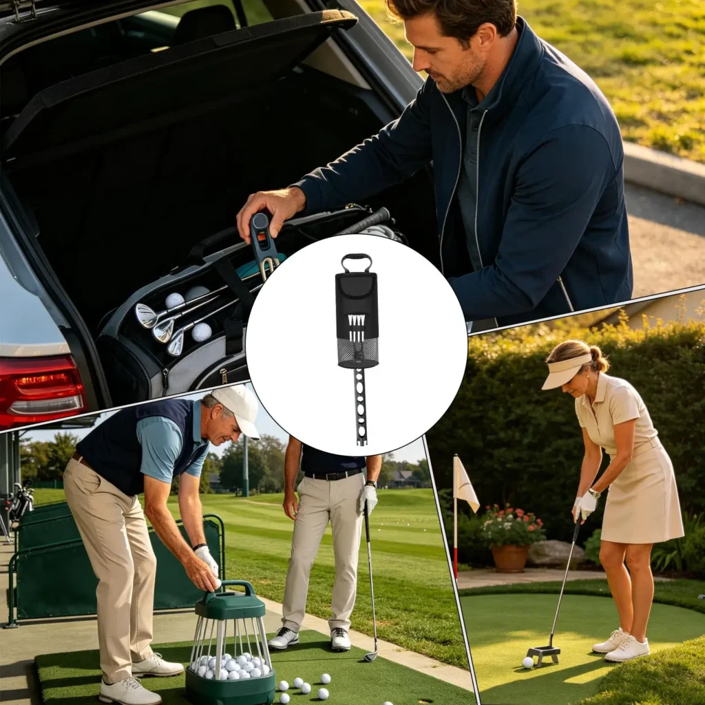 Golf Shagger Bag Heavy Duty Nylon Cloth Large