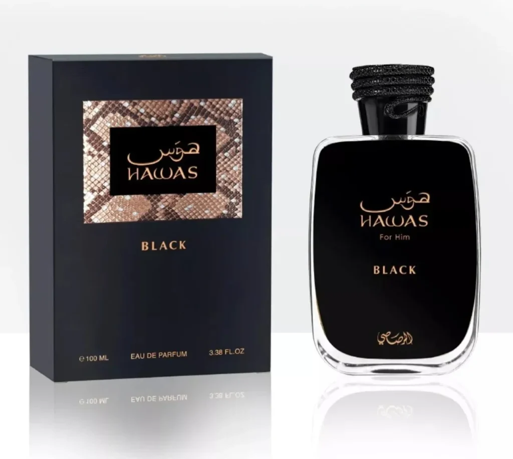 Hawas Black Rasasi Men – 3.38oz Eau De