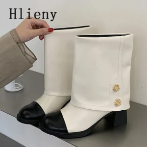 Hlieny Autumn Winter Fashion Modern Woman Ankle Boots