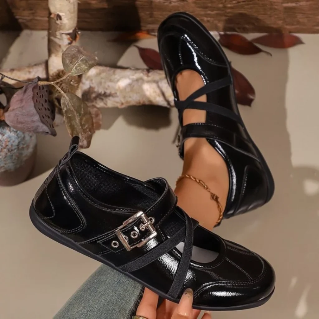 selling plus size women’s casual single shoes belt