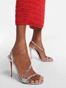 Ladies’ Summer Multi Color Serpentine Grass Stiletto Sandals