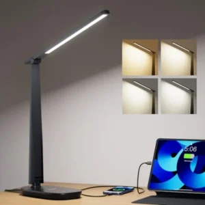 LED Desk Lamp Home Office, Eye-Caring Dimmable Reading