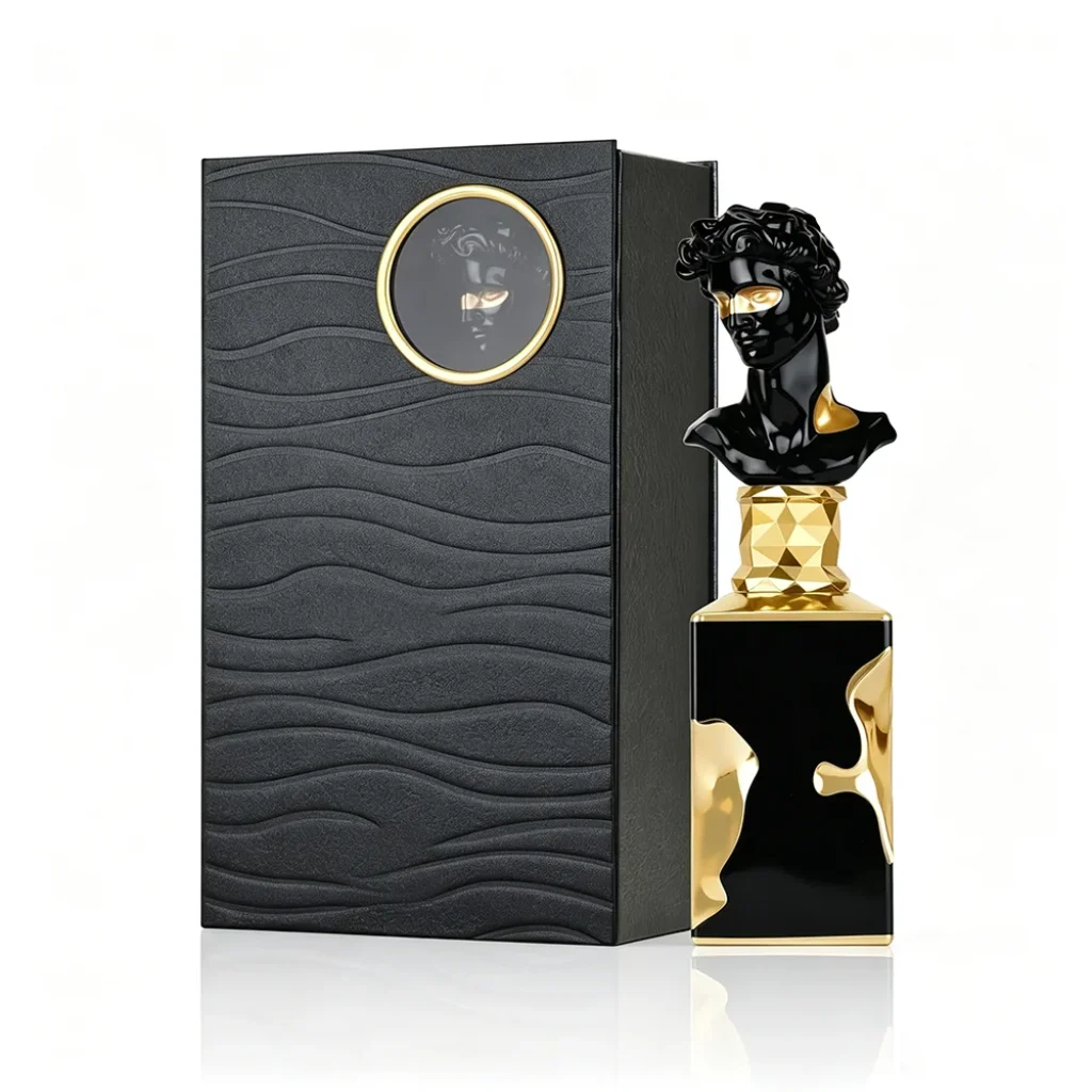 Luxury Black Gold Bust Bottle Men Perfume 100ml