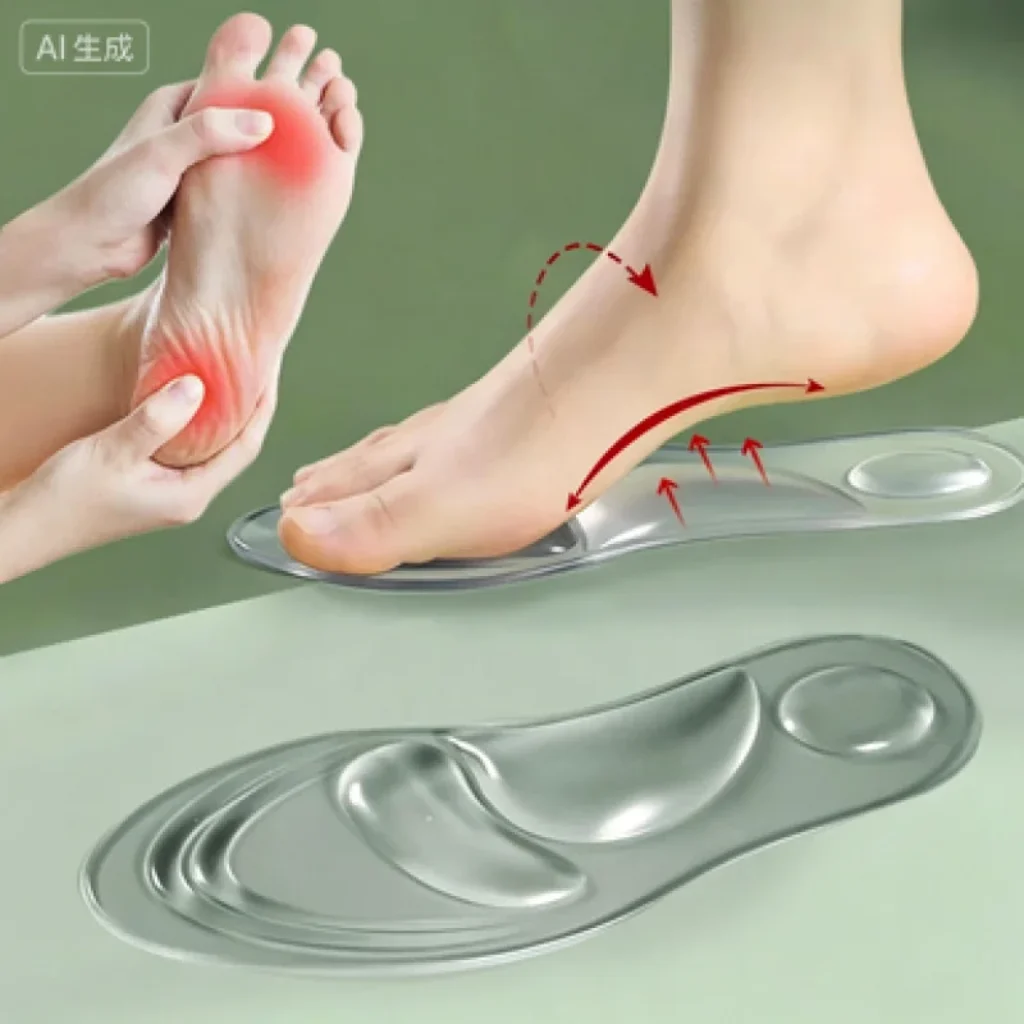 Medical Silicone Orthopedic Insoles Shoes Women FlatFoot Arch