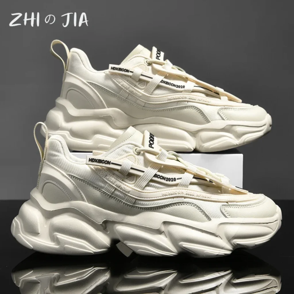 Men’s Trendy Thick soled Sneakers Spring Autumn Mesh