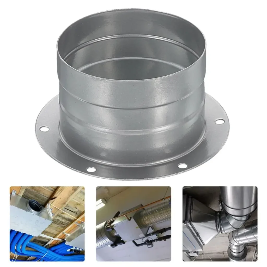 Metal Exhaust Duct Connector Flange Round High-temperature Resistant