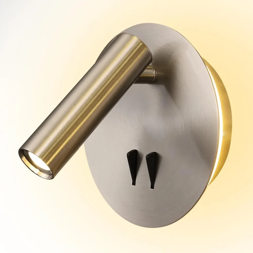 Modern Wall Mount Reading Light Bedside On-Off Switch,