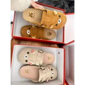 Thick Bottom Rilakkuma Women’s Shoes Height Increase Retro