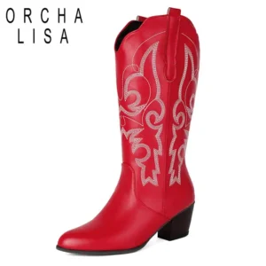 ORCHA LISA 2025 Women Western Boots Pointed Toe