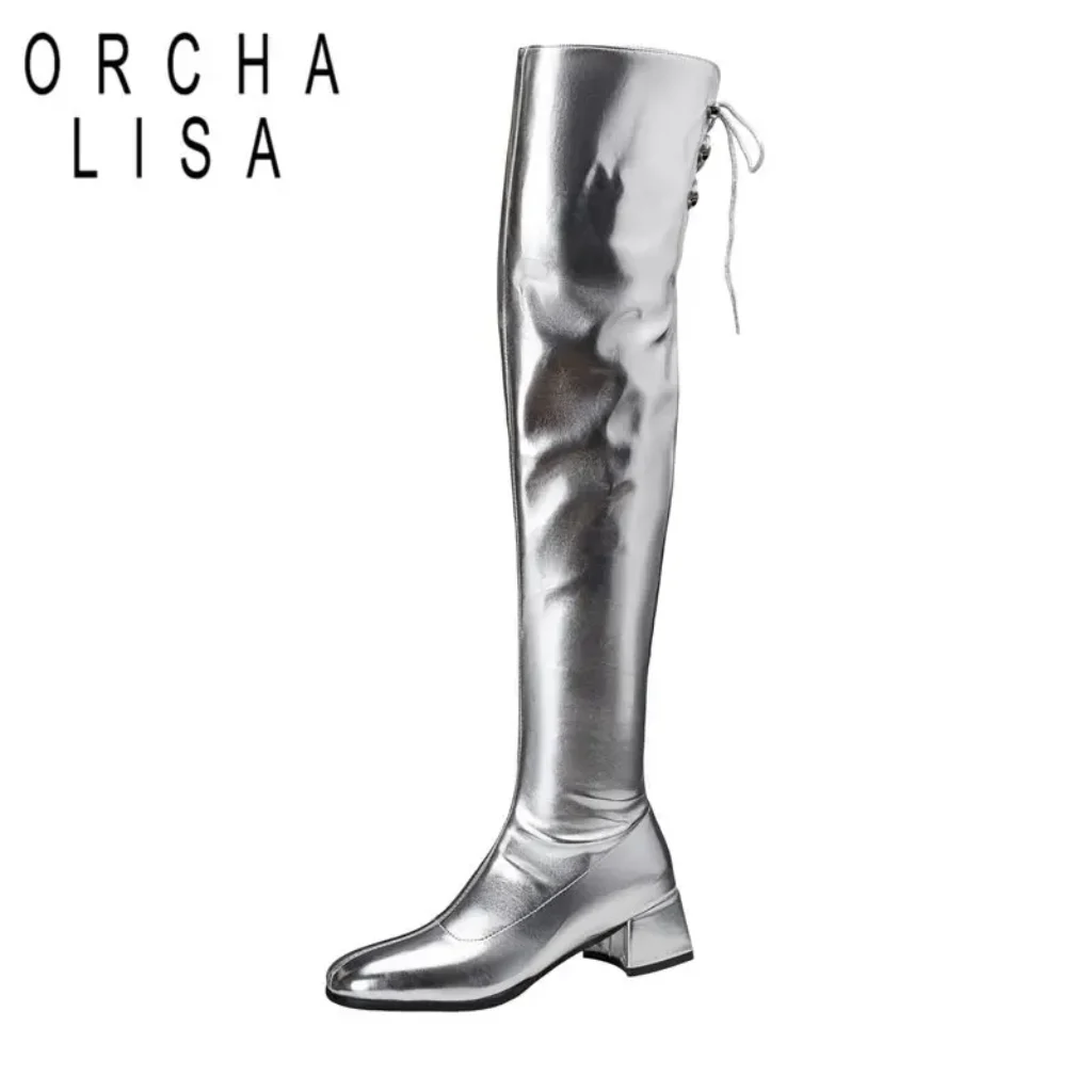 ORCHA LISA 2025 Sexy Female Thigh Boots Round