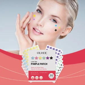 OUHOE Star Shape Acne Patch Hyaluronic Acid Face