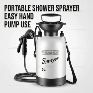 Portable Camping Shower 5L Manual Pump Water System