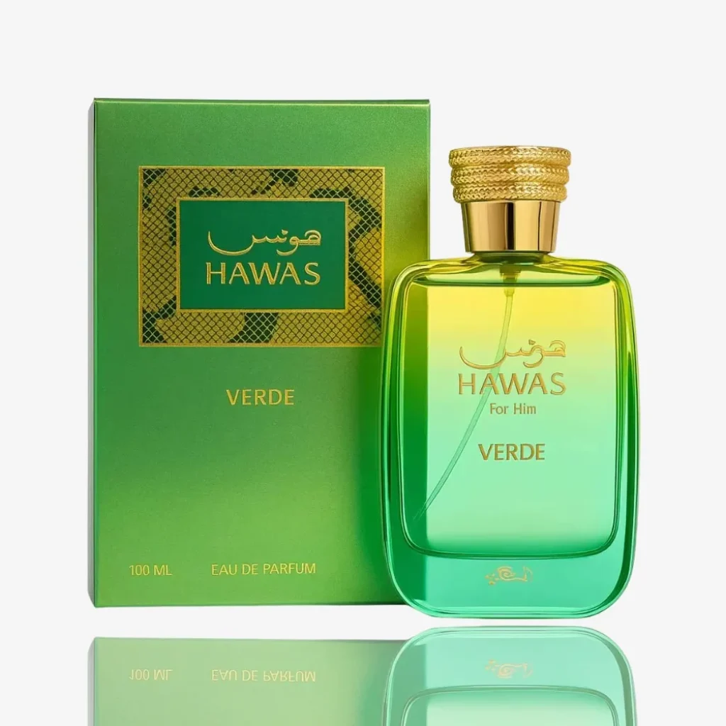 Rasasi Hawas Verde – Citrus, Fresh Spicy, Conifer,