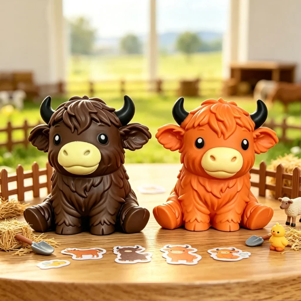 Scottish Highland Cow Squishy Slow Rebound Anxiety Relief