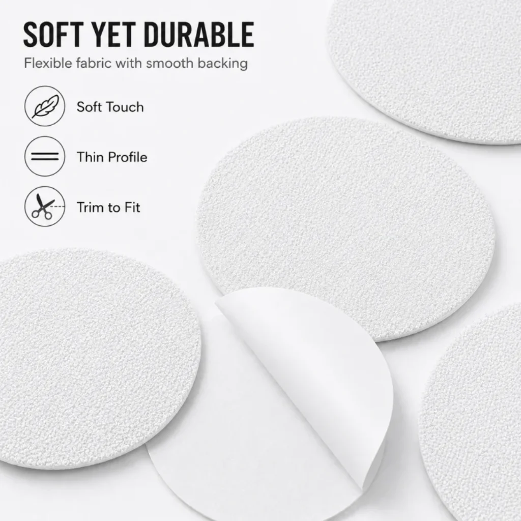 Self-Adhesive White Shoe Repair Patches, Sneaker Heel Anti-Wear