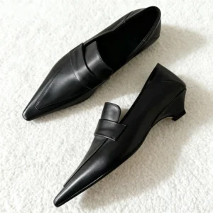 Sexy Pointed Toe Low Heel Designer Pumps Women