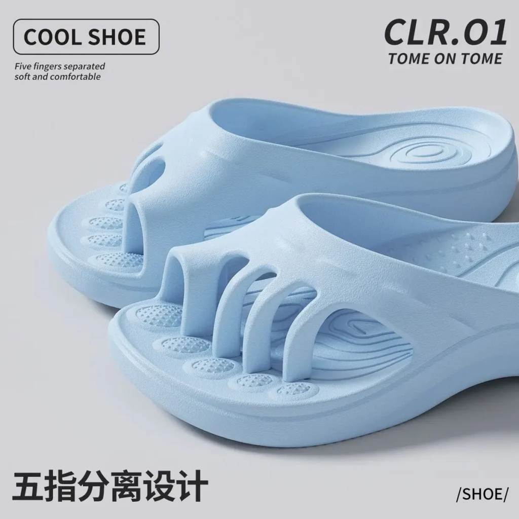 Summer eva five-finger claws slippers women’s summer arch