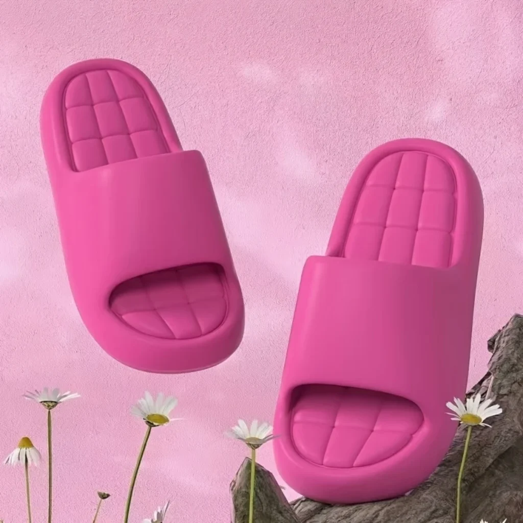 Summer Women Men Slippers Bathroom Shower Shoes Thick