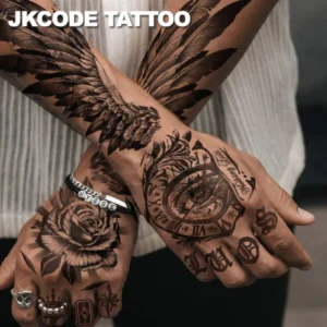Waterproof arm tattoo men – street graffiti tattoo