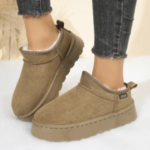 Winter Women Thermal Insulated Platform Snow Boots Faux