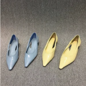 Woman Elegant French Square Toe Mary Janes Shoes