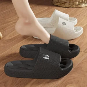 Women EVA Letter Slides Drainage Holes Quick Dry