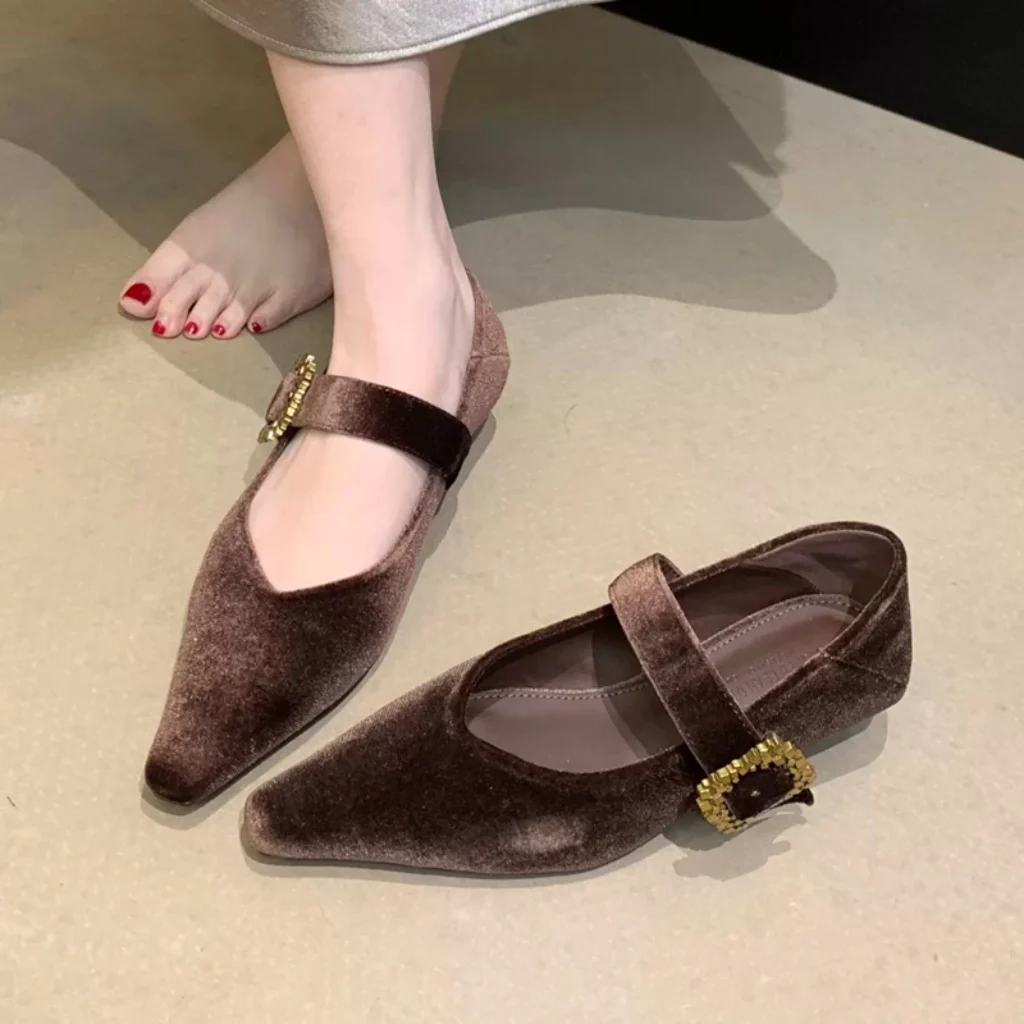 Women Pointed Toe Shoes Dress Elegant Spring Shallow
