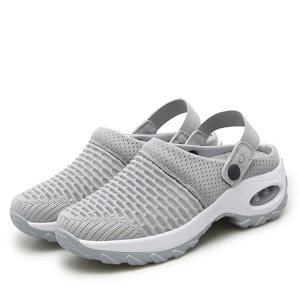 Women Walking Shoes Air Cushion Slip-On Orthopedic Shoes