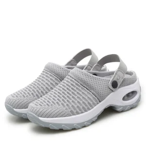 Women Walking Shoes Air Cushion Slip-On Orthopedic Shoes