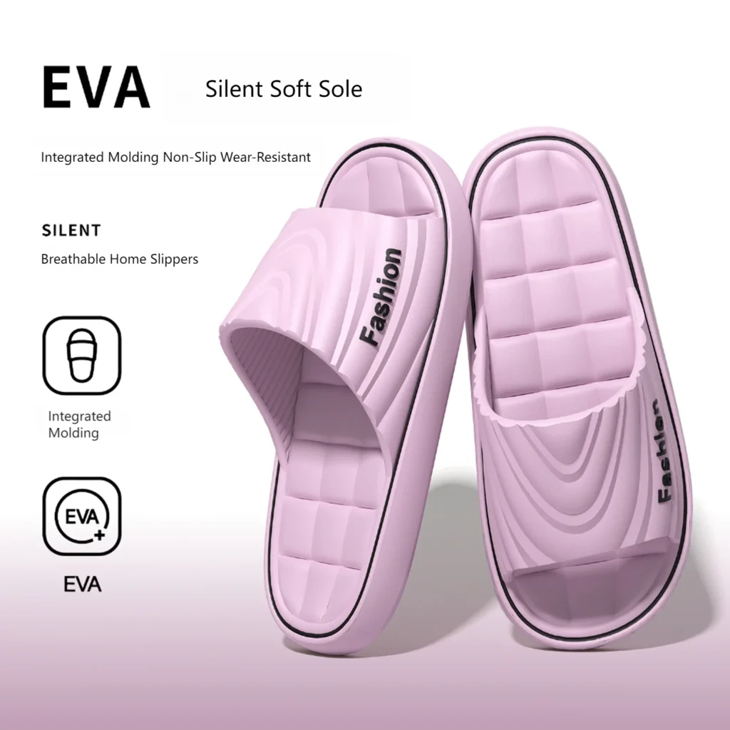 Women’s Comfortable Slippers, Indoor Outdoor Men’s Slippers, Soft