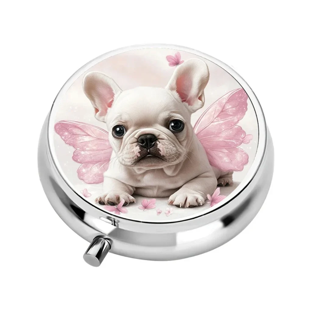 1 Portable Travel Pill Box 3 Compartments, Cute