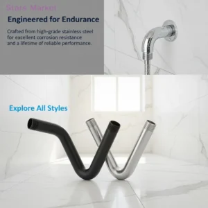 Wall Shower Arm Rust Proof Shower Head Extension