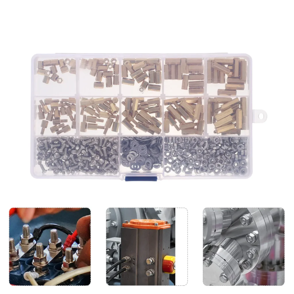 1Set Stainless Steel Standoff Spacers Brass High Hardness