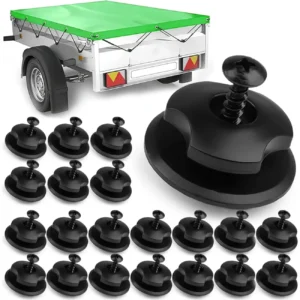 20-Pack Heavy-Duty Tarp Strap Button Kit – Waterproof