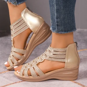 2025 Women Sandals Soft Leather Roman Sandals Women