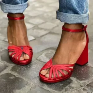 2026 Summer Sandals Women’s High Heels Sexy Open